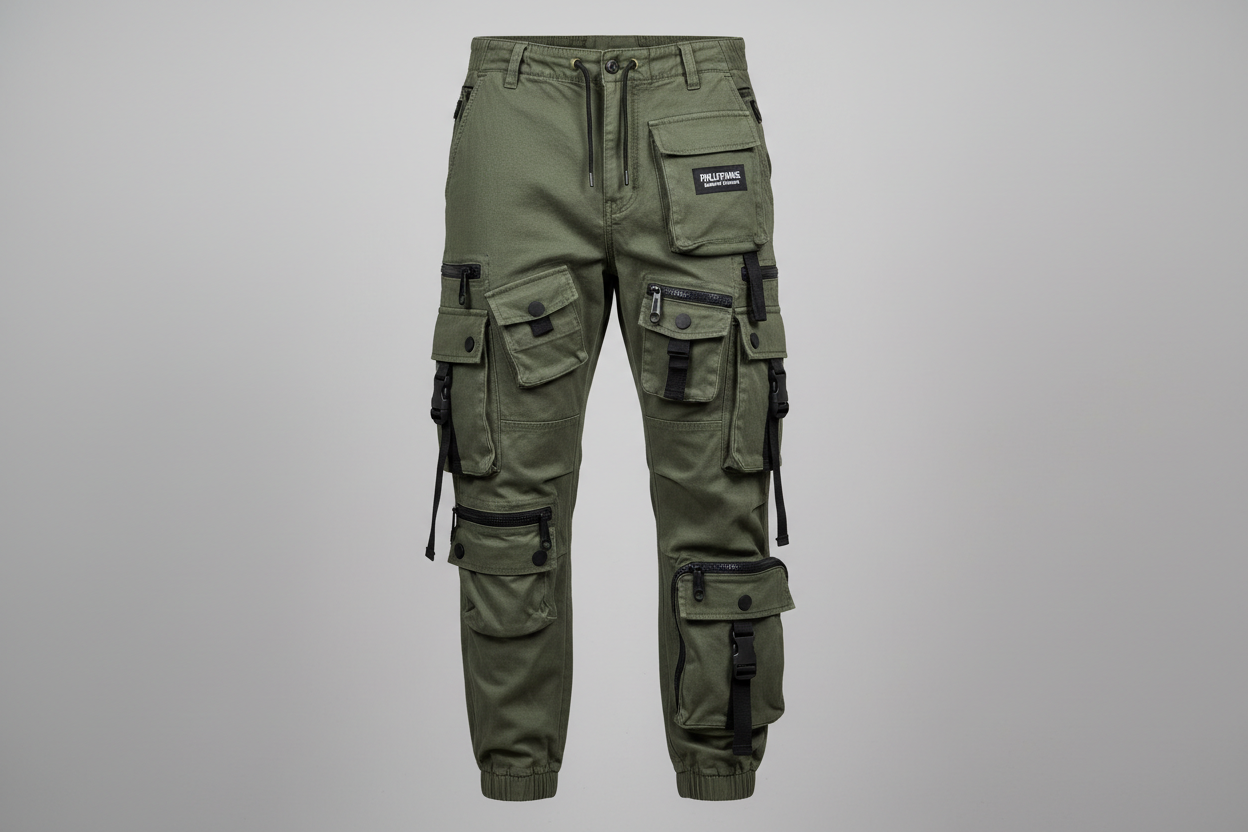 cargo pants of the brand "Philippians: blessed culture"